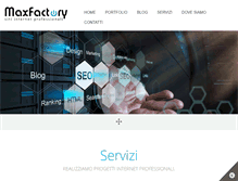 Tablet Screenshot of maxfactory.it